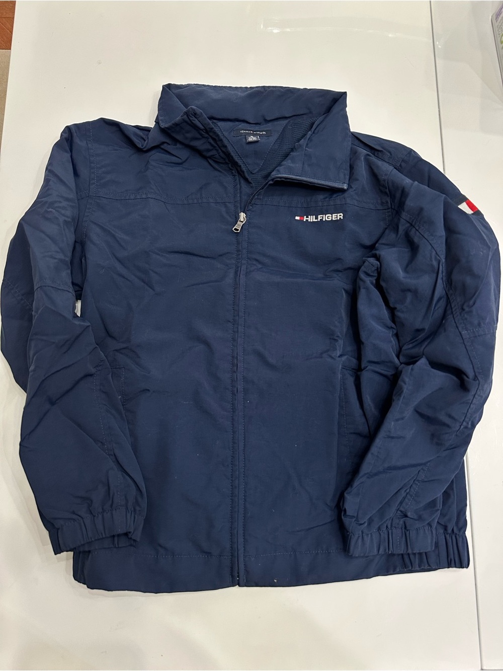 Tommy Hilfiger Kids Blue Lightweight Yacht Windbreaker Jacket Youth XL 16/18